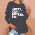 thumbnail image 2 of Towmus Funny Halloween Shirt For Women Long Sleeve Cute Graphic T Shirts Letter Print Casual Loose Sweater Black, 2 of 4