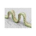 thumbnail image 3 of INSPIRE CHIC Flat Fuzzy Shoelaces Colored Shoe Laces Soft Wide Fluffy Shoestrings 2 Pairs Green Pink 100cm/39.37", 3 of 5