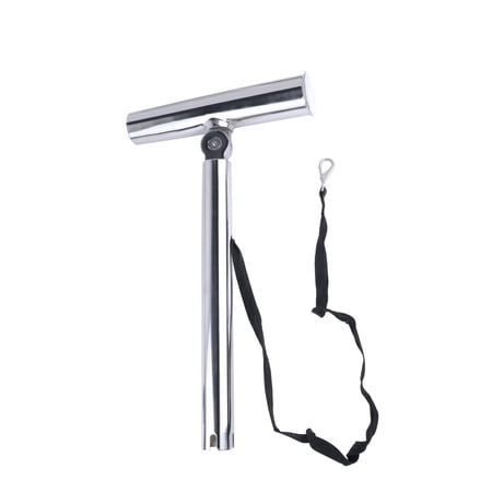 EHJRE Adjustable Fishing Rod Rest Stainless Steel Boat Rod Rack Stable Mount for River 9983S