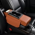 thumbnail image 4 of Daily Mix Store Auto Center Console Armrest Mat with Cup Holder Card Collection and Tissue-..., 4 of 9