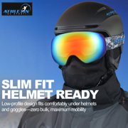 Athletin Thermal Balaclava Ski Mask, Windproof Winter Face Mask, Black