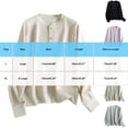 thumbnail image 3 of Enjoytime Lightweight Jacket Women Solid Color Long Sleeve Button Down Sweatshirt Fall Casual Loose Outwear with Pockets, 3 of 5