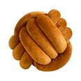 thumbnail image 1 of almohada de bola de almohada de bola de nudo suave almohada de tiro redonda de terciopelo,Cojín Decoración del hogar Almohada de felpa decorativa,Cojín anudado para cama Tejido Baoblaze almohada de bola de nudo, 1 of 8
