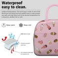 thumbnail image 3 of Lunch Bag Lunch Box for Women Reusable Insulated Lunch Bags,Water-Resistant Pink Ice Cream Cake Cooler Lunch Tote Bag, Large Capacity for Work Travel Picnic, 3 of 6