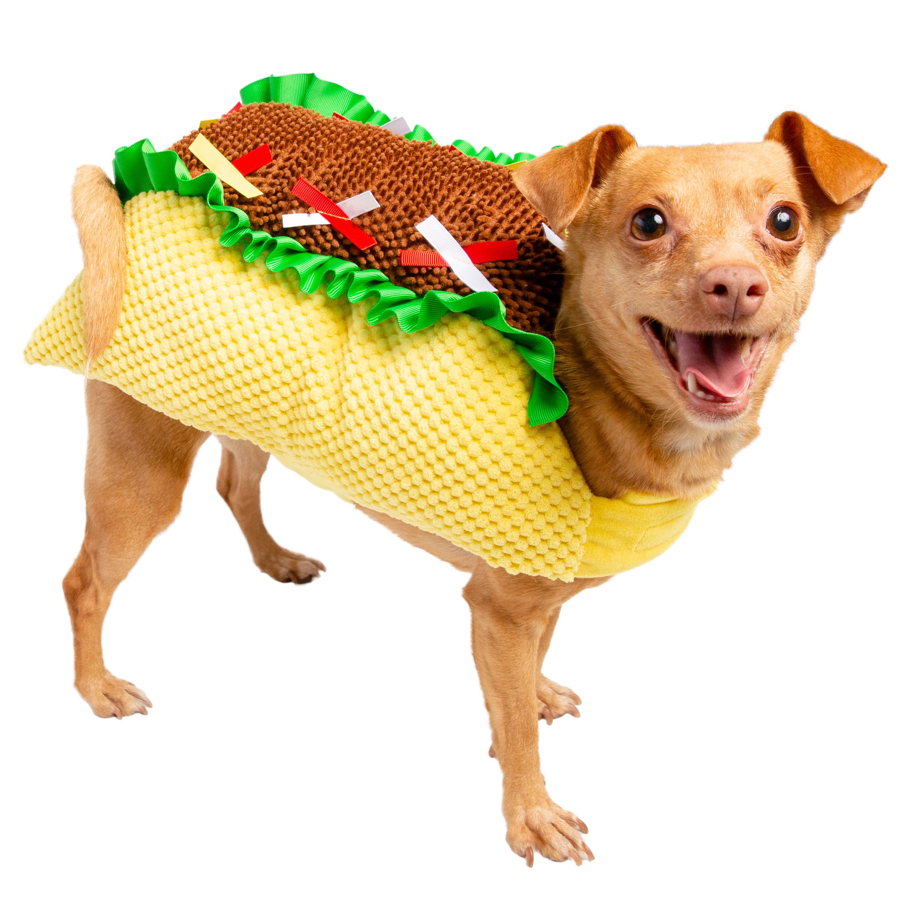 Pet Krewe Dog Taco Costume Funny Food Halloween Pet Outfit Costumes