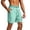 Mint Green, variant on Mens Cargo Shorts Casual Solid Color Side Slit Drawstring Pants Outdoor Hiking Work Summer Swimming Shorts With Pockets
