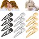 thumbnail image 1 of Pinzas para el cabello a presión duraderas para ni?as, mujeres, agarre para el cabello, herramientas para peinar el cabello, oro y plata XianweiShao 8390605657016, 1 of 1