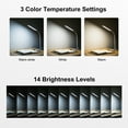 thumbnail image 2 of KOOTION 5W 48 LEDs Clamp Desk Lamp Eye Caring Reading Light 3-Color Temperatures 11 Brightness Adjustable Gooseneck Clip USB Port Night Light Home Office, 2 of 10