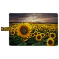thumbnail image 4 of PKQWTM Huge Field Sunflowers During Sunset Book Cover Book Protector Book Sleeve Book Pouch Book Bag 6x9 inch, 4 of 4