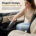 thumbnail image 5 of DAIVOS Cordless Handheld Vacuum, 18000Pa Portable Car Vacuums Cleaner with Rechargeable Battery, Strong Suction, with 2 Filters, 2 Power Modes, for Home, Office, Pet, 5 of 9
