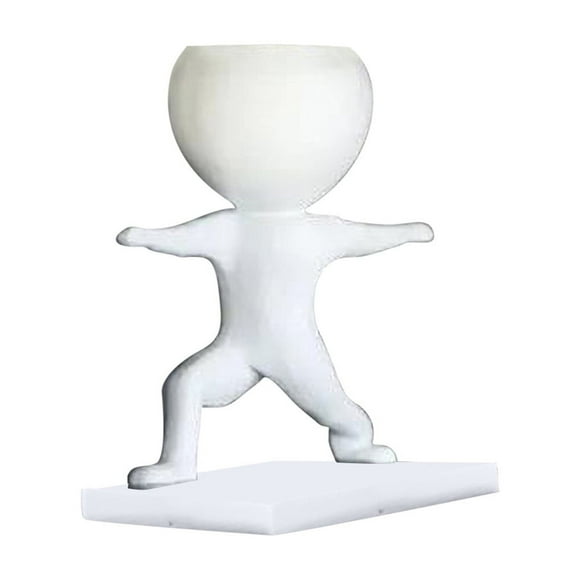 Xihbxyly Maceta para Suculentas, Bonita Maceta con Forma de Mancuerna, Perfecta para Amantes Del Fitness, Decoración Única para El Escritorio, Ideal para Cactus y Suculentas, Ideal para Regalar, de 7