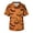AV22-Yellow, variant on Scrubs For Men Halloween Scrub Tops Pumpkin Bat Pumpkin Pattern Nurse Shirt Funny V Neck Short Sleeve Workwear Uniforms With Pockets Blue L