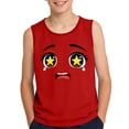 thumbnail image 3 of SGFCWSX Boys Summer Tank Tops Print Crew Neck Sleeveless Relaxed Fit Outdoor Daily Wear Tops for Kids Red Size 8 Years, 3 of 7