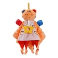 thumbnail image 3 of Manta para apaciguar el sueño.,Manta de seguridad para bebé con etiquetas de juguete,Juguete sensorial Confort Apaciguar Toalla Lovey Soft,Manta linda Manta de peluche,Toalla tigre naranja, 3 of 10