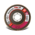 thumbnail image 2 of CGW Abrasives 43084 Abrasive Flap Disc 4-1/2" x 7/8" 60 Grit Aluminum, Lot of 10, 2 of 4