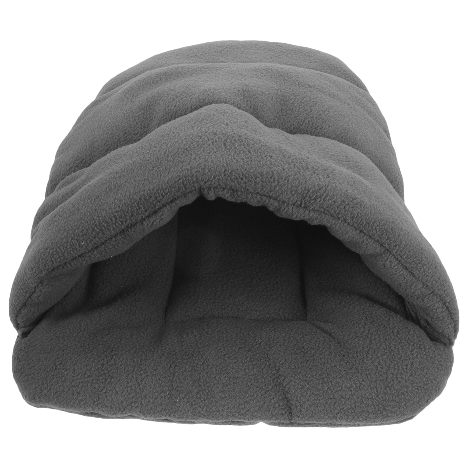 TITINICE Dark Grey Puppy Bed Cotton Padded Warm Pet Cave Bed for Small Dogs Cats and Pets