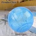 thumbnail image 3 of IUAMXWU Hamster Running Ball Toy - Green 10x10cm Transparent Plastic for Small Pets, 3 of 6