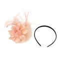 thumbnail image 1 of Chapeau de Derby en Forme de Fleur pour Femmes, pour Cocktail, Mariage, Bandeau, 1 of 3