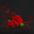 thumbnail image 3 of CafePress - Red Roses Women's Deluxe T Shirt - Womens Tri-blend T-Shirt, 3 of 4