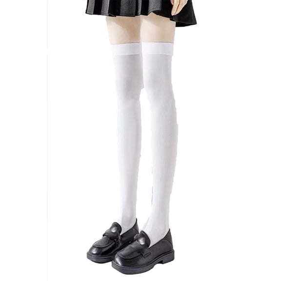 EazyTech Women's Fashion Thigh High Socks Spring Summer Thin Breathable Over the Knee Stockings