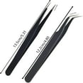 thumbnail image 4 of EXLEAF Straight and Curved Point Tweezers for Eyelash Extension, 4 of 5