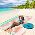 thumbnail image 4 of Manta de playa HIHOHO impermeable a prueba de arena 200 x 211 cm XL, 4 of 6