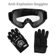 thumbnail image 4 of TCMT DOT Motorcycle Helmet for Kids Carbon Fiber with Goggles & Gloves for Atv Mx Motocross Offroad Street Dirt Bike Youth XL Size, 4 of 12