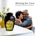 thumbnail image 7 of Snake black Urn for Human Ashes Adults - 1 large Urns for Human Ashes Male & Female - Memorial Cremation Urns for Man & Woman - set of 4 small keepsake urns mother, 10 Inch, 7 of 7