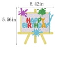 thumbnail image 2 of Tablero para pintar y dibujar Cake Topper YUINYO Happy Birthday, 2 of 8
