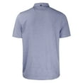 thumbnail image 3 of Men's Cutter & Buck  Heather Navy Michigan Wolverines Forge Eco Heathered Stripe Stretch Recycled Polo, 3 of 3