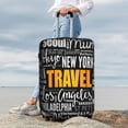 thumbnail image 3 of Lsque Travel Printed Luggage Cover, Travel Luggage Protector,Scratch and Dirt Resistant, Fits 18-32 Inch Luggage - Large, 3 of 9