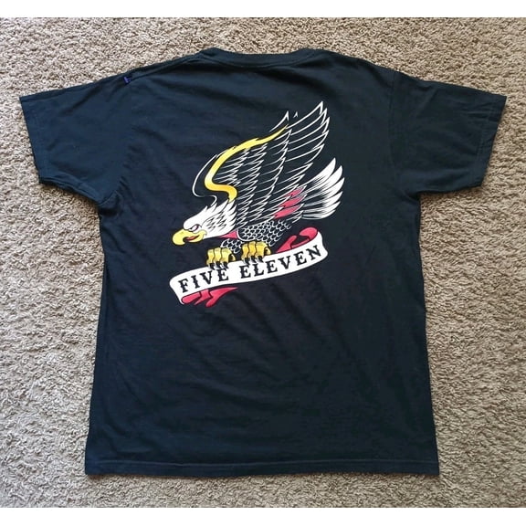 5.11 Tactical Eagle T-Shirt Men's Medium Black Short Sleeve