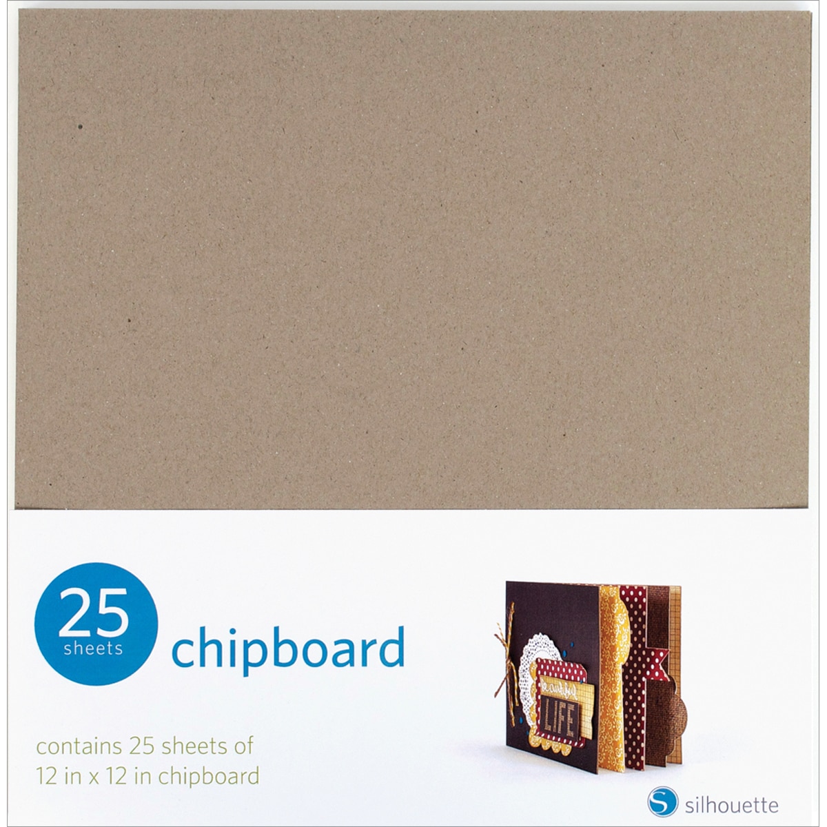 Silhouette Chipboard Kraft 12X12 - image 3 of 3