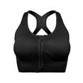 thumbnail image 7 of FOCUSSEXY Women Zip Front Sports Bra Post-Surgical Sports Support Bra Front Closure with Adjustable Straps Wirefree Racerback, 7 of 7