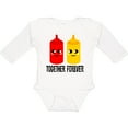 thumbnail image 3 of Inktastic Ketchup and Mustard Gift Boys or Girls Long Sleeve Baby Bodysuit, 3 of 5