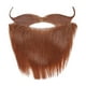 thumbnail image 1 of Bigote divertido, accesorio de disfraz, disfraz de bigote falso para cosplay para adultos marrón, 1 of 9