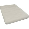 SIMING 8" Double Foam & Futon Mattress, Natural, Full, Natural