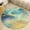 style-5, variant on Purple Blue And Gold Wave Round Small Area Rug, Print Non Slip Washable Floor Mat, Soft Throw Rug for Living Room, Powder Room Entryway, Bathroom, Bedside