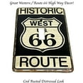 thumbnail image 3 of Urbalabs Route 66 Historic West Metal Tin Western Decorative Light Switch Outlet Wall Plate Covers Rustic Light Switch Covers Single Double 2 Gang Switch Plates (Pack of 4), 3 of 7