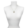 thumbnail image 3 of Delight Jewelry Goldtone Crystal Initial - N - Gymnastics Mom Ring Charm Necklace, 18", 3 of 4