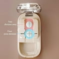 thumbnail image 3 of Portable Pill Cutter, Pill Cutter Splitter for Small and Tiny Pills, Adjustable Pills Cutters Splitter Halves/Third/Quarters, Accurate Centering Alignment Device, Easy to Use and Travel Sized, 3 of 7