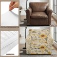 thumbnail image 5 of FKELYI Retro Sunflower Print 2 Pcs Stretch Armchair Slipcover with Individual Cushion Cover Non-Slip Furniture Protector for Living Room Couch Sofa Covers, 5 of 7