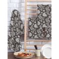 thumbnail image 2 of Grey Paisley Kitchen Dish Towels for Drying Dishes Set of 4, Ethnic Vintage Floral Botanical Abstract Waffle Weave Microfiber Hand Tea Bathroom Towels Quick Dry & Absorbent Towel 15.7x23.6, 2 of 7