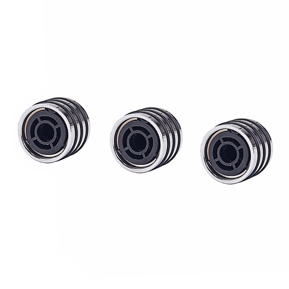 Worgeous 9 pcs Volume Control Knob with Dome for Guitar Bass Parts Accessory GD111 (Silver)