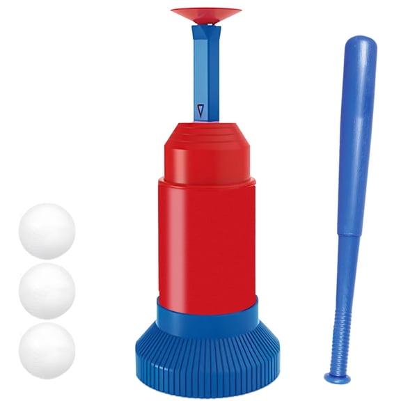 Baseball Pitching Machine for Youngsters, Automatic Batting Machine, Hand-Eye Coordination Training Toy, Includes Bat and Balls, Great for Indoor & Outdoor Play, Blue