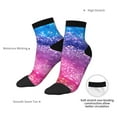 thumbnail image 6 of Rocae Rainbow Glitter Cute for Premium Adult Socks,Comfortable, Breathable, and Durable Socks, Perfect for Everyday Wear, 6 of 7