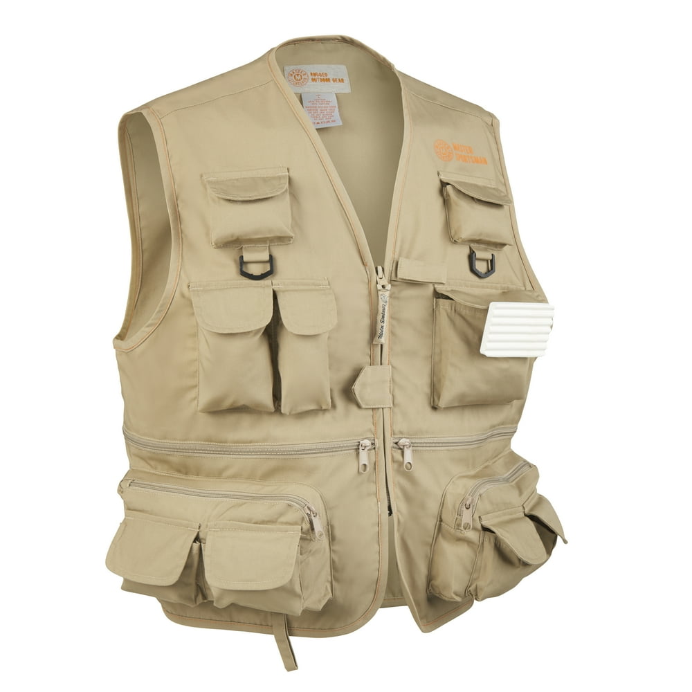 Master Sportsman Master Sportsman 26 Pocket Fishing Vest 2X Khaki