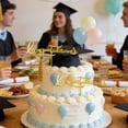 thumbnail image 6 of 1Pc Congrats Grad Cake Topper Class of 2026, Acrylic Gold Glitter Graduation Cake Decor, Happy Graduation Cake Decoration, Congratulations Grad Decorations for Graduation Celebration Party, 6 of 7