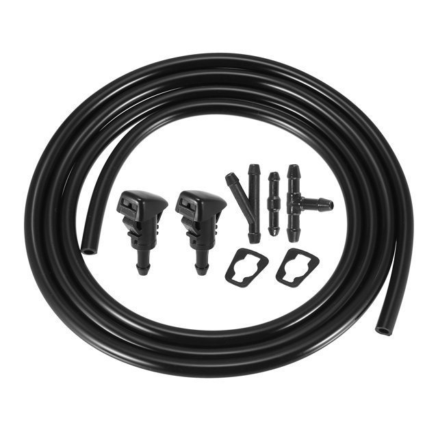 Delantero Limpiaparabrisas Lavado Boquillas Kit para Mitsubishi -2uds Negro