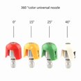 thumbnail image 7 of 4PCS Stainless Steel Spray Nozzle Set for Efficient Car Cleaning Wash Spray Tips, 7 of 7